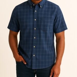 Van Huesen men's short sleeve shirt. 2 XL